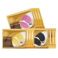 Masque pour les yeux en or 24 carats, soin hydratant et nourrissant pour les yeux, collagène, élastine, 6g, rides, ridules