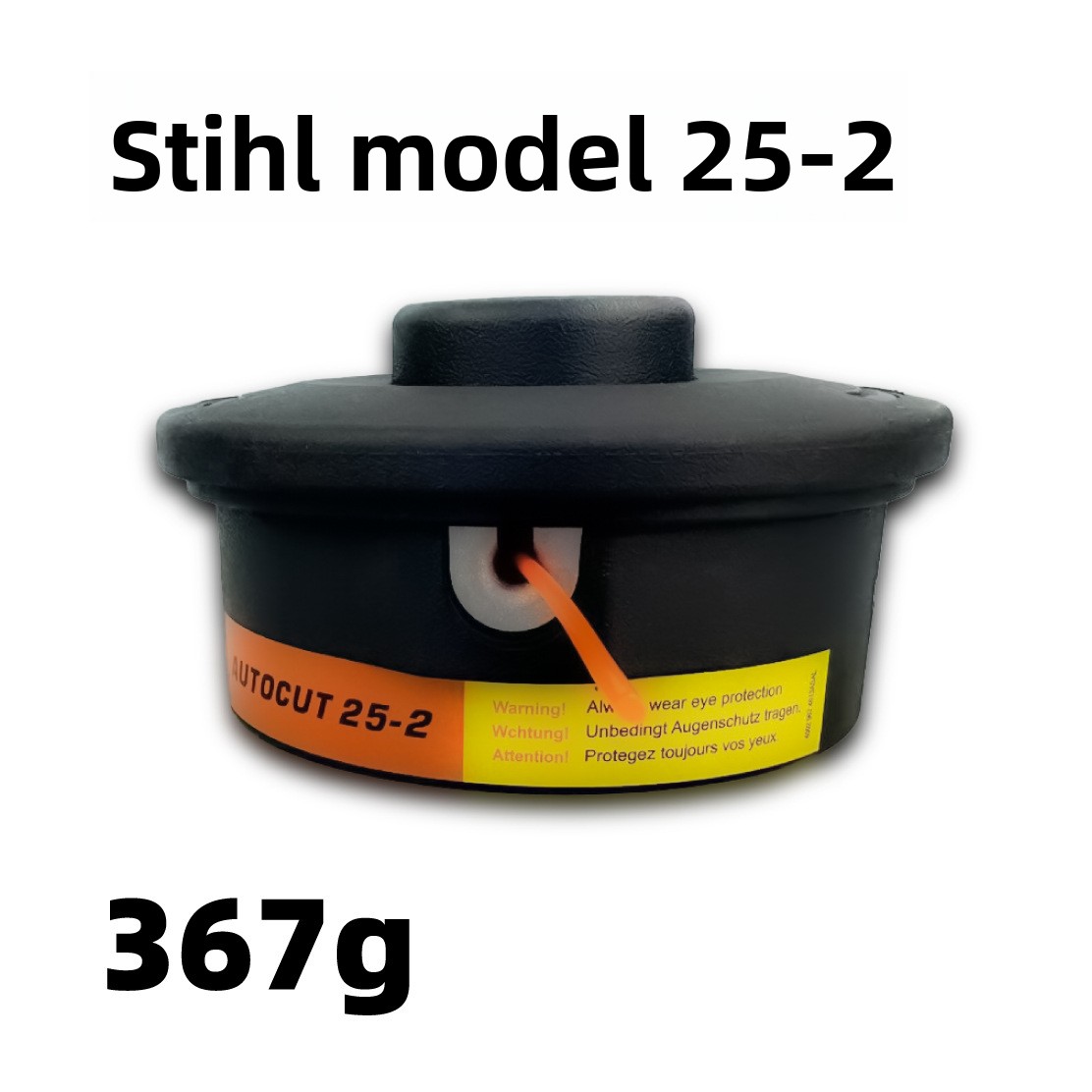 Tête de coupe-bordure Stihl modèle A1151 25-2 - NOIR