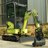 Mini-excavatrice hydraulique de 1,6 tonne certifiée EPA, modèle chenillé, portable, pour vergers, à moteur diesel – Vente chaude usine