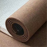Tissu mural décoratif tendance, revêtement mural en tissu avec support renforcé, épaisseur 5 mm