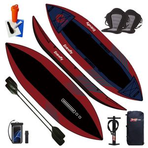 Kayak gonflable personnalisé PF OEM pour 2 personnes, canoë de pêche en mer à vendre - Product Image 1