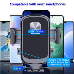 Nouveau support de téléphone de voiture Portable universel crochet en métal sortie d'aération support de téléphone support de téléphone <span class=keywords><strong>360</strong></span> support Mobile rotatif pour voiture - Product Image 3