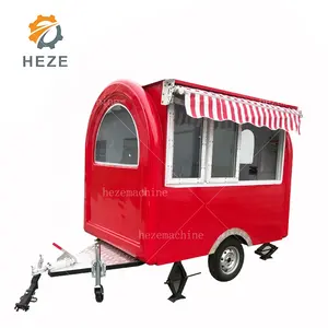 Großhandels preis Mobile Hotdog Food Trucks Mobile Eis Food Truck Trailer Crepe