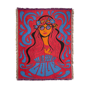<span class=keywords><strong>Tapisserie</strong></span> Jacquard Personnalisée Style Bohème Écologique Lavable Couverture Murale de Voyage Tissée pour Femme avec Franges - Product Image 6