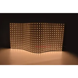 Painel de led ultra fino de alta qualidade, luz de fundo flexível led smd2835, para mesa de mármore