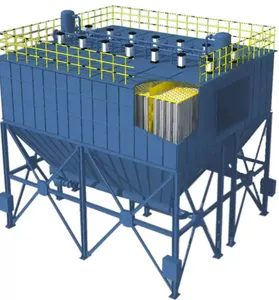 boiler mining pulse bag filter high temperature boiler dust removal baghouse woodworking cement silo roof dust collector