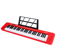 61 Keys Double Keyboards Electronic Piano & Organ MIDI Keyboard with Sustain Chord Light Functions Portable for Children