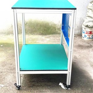 Aluminum Alloy Tool Cart Rectangle Standing Type Easy Cleaning Industrial Storage Cart Hand Tool Cart Office Organizer - Product Image 1