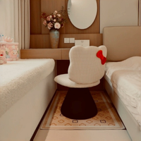 Fauteuil pivotant moderne en velours, une place, confortable, pour salon, bureau à domicile, salle à manger, chambre à coucher