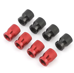 Cubiertas de Válvula de Aleación de Aluminio Anticorrosivas Coloridas al por Mayor, Accesorios Exteriores para Autos, Motocicletas y Bicicletas - Product Image 1