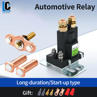 Relé de Arranque Automático LCTC, CC 12V 24V 500amp, Interruptor de Alta Corriente, Relé de Potencia para Automóvil, Contactor Normalmente Abierto para Cortacésped y Tractor