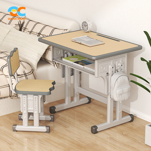 Đáng tin cậy OEM trường bàn nhà cung cấp đa chức năng văn phòng với ngăn kéo tiết kiệm không gian nghiên cứu sử dụng sinh viên Bàn và ghế Bộ - Product Image 2