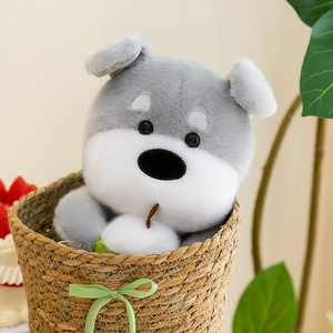 ตุ๊กตาชเนาเซอร์อ้วนน่ารัก นุ่มมาก ของเล่นตุ๊กตาสุนัข ขายส่ง สำหรับเด็กแรกเกิด เด็กเล็ก เด็กวัยหัดเดิน ตุ๊กตา<span class=keywords><strong>ลูก</strong></span>สุนัขสำหรับเด็กชายและเด็กหญิง - Product Image 6