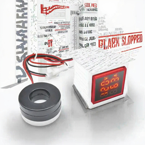 Voltmètre numérique LED, ampèremètre, fréquencemètre, AC 50-500V 0-100A, testeur de tension et de courant, compteur numérique de panneau - Product Image 3