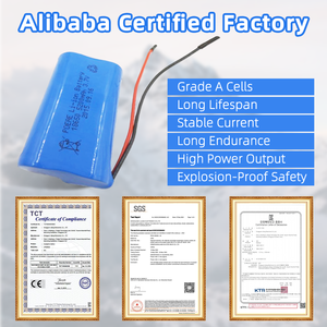 5200mAh 3.7V充電式18650 Li Ionバッテリーパックポータブルファン用大容量リチウムイオン電池 - Product Image 1