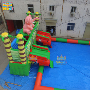 WODI Castillo Inflable de PVC de Grado Comercial de 0.9 mm, Castillo Hinchable, Casa de Brinco Inflable, Parque Acuático Inflable para Eventos al Aire Libre - Product Image 6