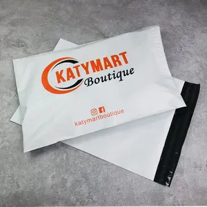 25.5x33cm poly mailer summer t-shirts plus size women's underwear bath suits packaging shipping mailing bags with custom logo