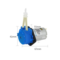 Pompe péristaltique médicale miniature de haute qualité Kamoer NKP 6v 12v 24v OEM, pour le dosage de liquides et d'eau