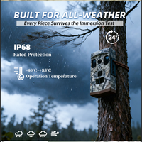 Caméra de surveillance de la faune 32MP 4K infrarouge 940/850nm avec double détection de mouvement PIR IP68 pour la recherche sur le terrain et l'observation des animaux