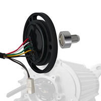 Encodeur d'angle magnétique sans arbre à disque mince avec pointe magnétique, résolution 4096 pour moteur synchrone, encodeur d'arbre absolu