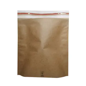 Di spessore Sacchetto Espresso Marrone Kraft Sacchi di Carta Mailing Sacchetto Biodegradabile Riciclato Per La Spedizione