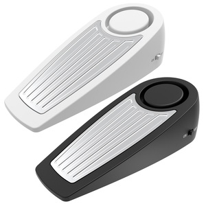 Tamaño Mini 130dB Mujeres Niñas Seguridad en <span class=keywords><strong>Hotel</strong></span> Casa Apartamento Ventana Puerta Sensor abierto Alarma Ventana Puerta Tope Alarma antirrobo - Product Image 2