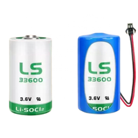Batterie au lithium originale LS33600 3,6 V type D 1-en-1 pour débitmètre, compteur de gaz, batterie IoT ER34615