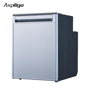 Bán Buôn Price50L Du Thuyền Di Động Tủ Lạnh Cửa Nhôm Tủ Lạnh Pre-Installtion Bản Lề Trong Suốt Thành Phần