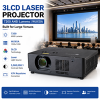 Projecteur laser 3LCD 7200 ANSI Lumens WUXGA avec lentille à longue durée de vie et déplacement de la lentille pour événements en direct et stades