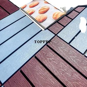 Plancher en plastique de grain de bois de patio d'arrière-cour d'épissure rapide imperméable de pp - Product Image 2