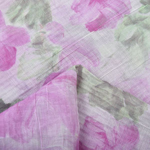 Tissu en crêpe froissé imprimé numériquement, 85% rayonne, 15% nylon, matière douce et fluide plissée <span class=keywords><strong>pour</strong></span> robes et jupes de filles - Product Image 4