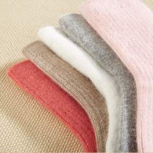 Women's Super Warm Winter <strong>Socks</strong> Thick Cozy Rabbit <strong>Wool</strong> and Cashmere Crew Length Wholesale Daily Use Fluffy <strong>Socks</strong> - Product Image 4