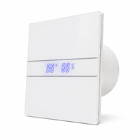 Nuevo Ventilador Extractor de Pared Cuadrado de Plástico de 6 Pulgadas con Rejilla para Ventilación, Ideal para el Hogar, Gran Venta 2025