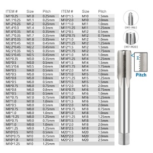 Grifo roscado CNC M2 M3 de alto rendimiento, herramientas manuales de acero para mano derecha para taladro de tornillo métrico, máquina HSS, corte de rosca - Product Image 6