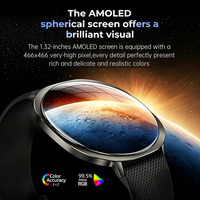 Nouvelle montre connectée M301, écran AMOLED incurvé rond, appel, réveil, lampe de poche, suivi de la santé, montre connectée de fitness pour femmes