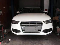 Nouvelle calandre de pare-chocs avant sport ABS avec trou ACC en nid d'abeille pour Audi A3/S3 2013-2015 style S4 B8.5 Haute Qualité
