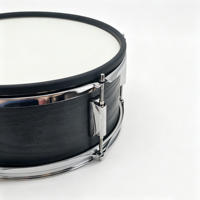 14 *5.5 Inch Black Wood Electric Snare Drums Set Kit with 6 Trigger Pad Portable