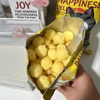 35g Salty Cute Cat Snack de Maíz con Sabor a Queso, Sin Grasas Trans, Directo de Fábrica, Personalizado, Venta al por Mayor, Especial para Fiestas KTV, Uso Doméstico y Ocio
