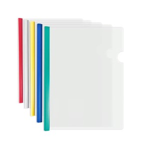 Carpeta de cubierta de informe transparente de barra deslizante A4 Carpeta Archivos de barra deslizante Carpetas de archivos de presentación Clipbar transparente - Product Image 1