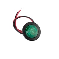 Feu de position latéral Led, feu de remorque de camion rond 12/24v 10-30v feu latéral Led