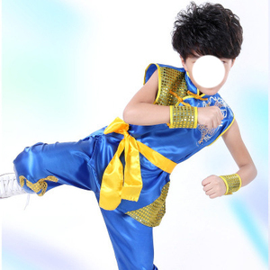 도매 남녀 태극권 한복 무술복 전통 중국 쿵푸 의상 공연 무술복 - Product Image 4