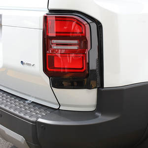 Cubierta de luz trasera, cubierta protectora de lámpara trasera, Exterior de coche negro mate para Toyota 2024 Lc250, accesorios, piezas de cubierta de carga Prado - Product Image 2