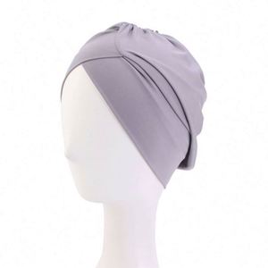 Bonnet de bain turban personnalisé avec logo, élastique, respirant, pour sports de plein air, yoga, plage, fête, réglable - Product Image 5
