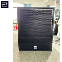 Nouveau design Pat A18, caisson de basses actif professionnel de 18 pouces, amplificateur 800W, 2 canaux XLR, portable, étanche, son surround