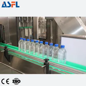 500毫升自动三合一商务价格PET塑料小瓶饮用水生产线/瓶装水灌装机