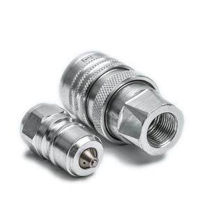 Acoplamiento rápido de tipo cerrado para equipos de construcción Acopladores rápidos hidráulicos de alto flujo tipo camión - Product Image 5