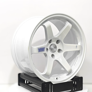 ล้อฟอร์จ LZT-570 สีขาวเงา <span class=keywords><strong>TE37</strong></span> ขนาด 18/19/20 นิ้ว ขอบลึก สไตล์ JDM สำหรับ Honda/Toyota/BMW - Product Image 6