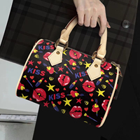 MOQ=1 Prix bas, design personnalisé avec votre logo et motif, sac à main mini pour femme le plus vendu, sac oreiller avec fermeture éclair, impression à la demande, sac lèvres tendance
