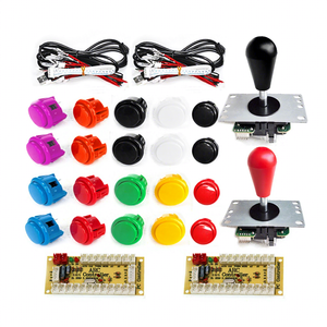 صفر تأخير التشفير عدة ديي LED USB Rocker 5pin SANWA دفع أزرار مصنوعة من البلاستيك المتين للكمبيوتر - Product Image 1