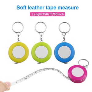 1.5m hai mặt Băng đo Keychain 60-trong mềm Kính thiên văn mini dễ thương Băng biện pháp với Keychain may may cơ thể đo băng - Product Image 4